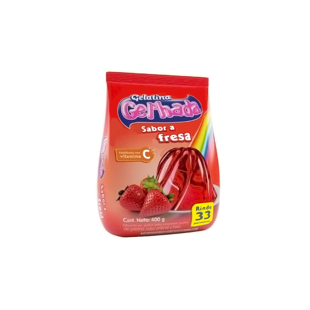 GELATINA GELHADA FRESA 400 G