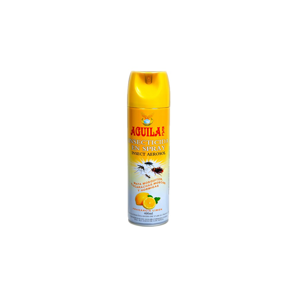 INSECTICIDA AEROSOL FRAGANCIA LIMON AGUILA 400 ML