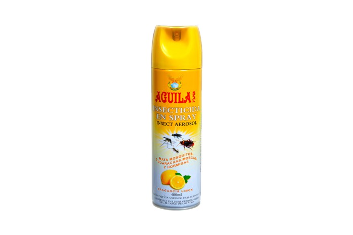 INSECTICIDA AEROSOL FRAGANCIA LIMON AGUILA 400 ML