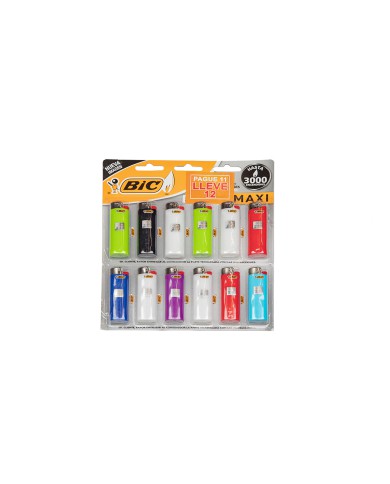 ENCENDEDOR MAXI J6 BIC (X 12)