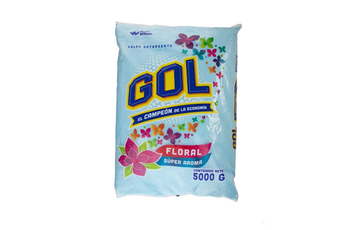 DETERGENTE EN POLVO FLORAL GOL 5 KG