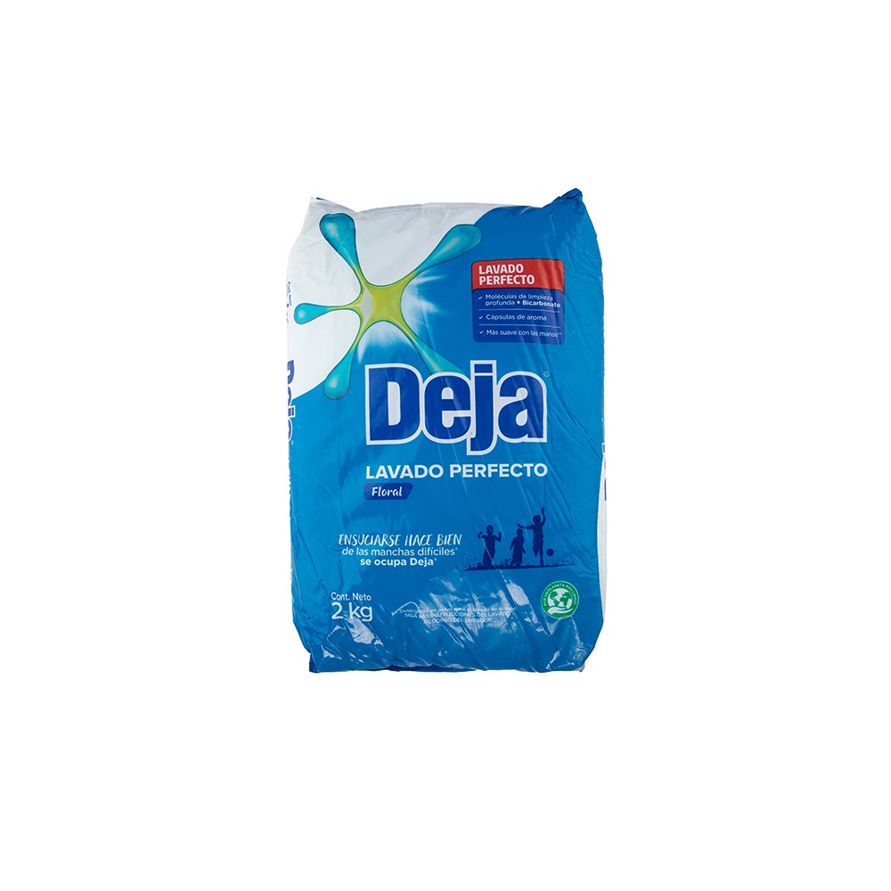 DETERGENTE EN POLVO FLORAL DEJA 2 KG