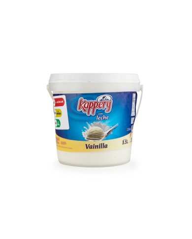 HELADO VAINILLA CON LECHE KAPPERY 3.5 LT