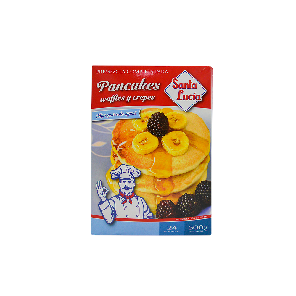 MEZCLA PARA PANCAKES EN AGUA SANTA LUCÍA 500 G