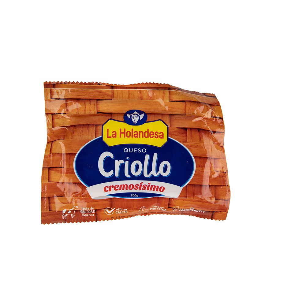 QUESO CRIOLLO CREMOSÍSIMO LA HOLANDESA 700 G