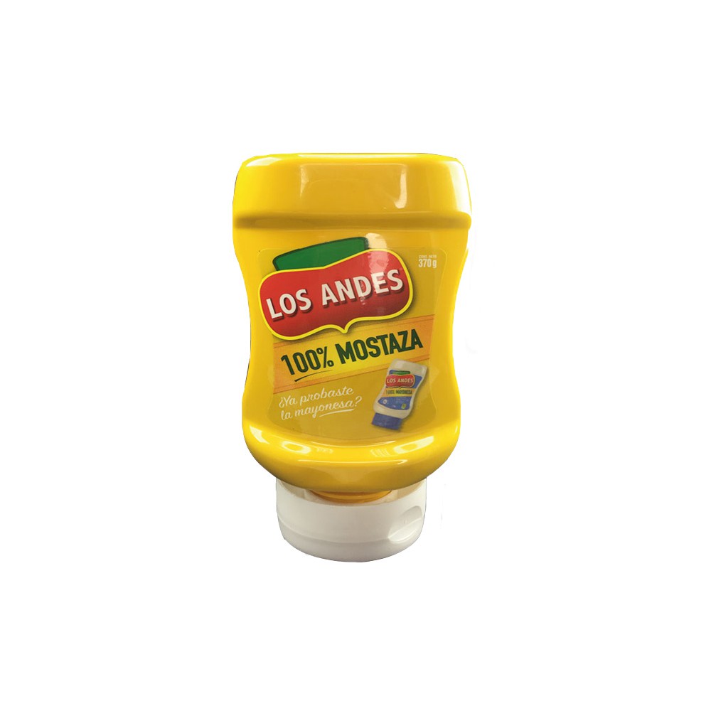 MOSTAZA LOS ANDES SQUEEZE 370 G