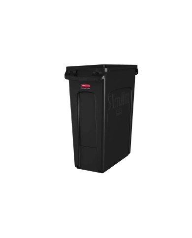 BASURERO SLIM JIM 87L NEGRO RUBBERMAID FG354060BLA