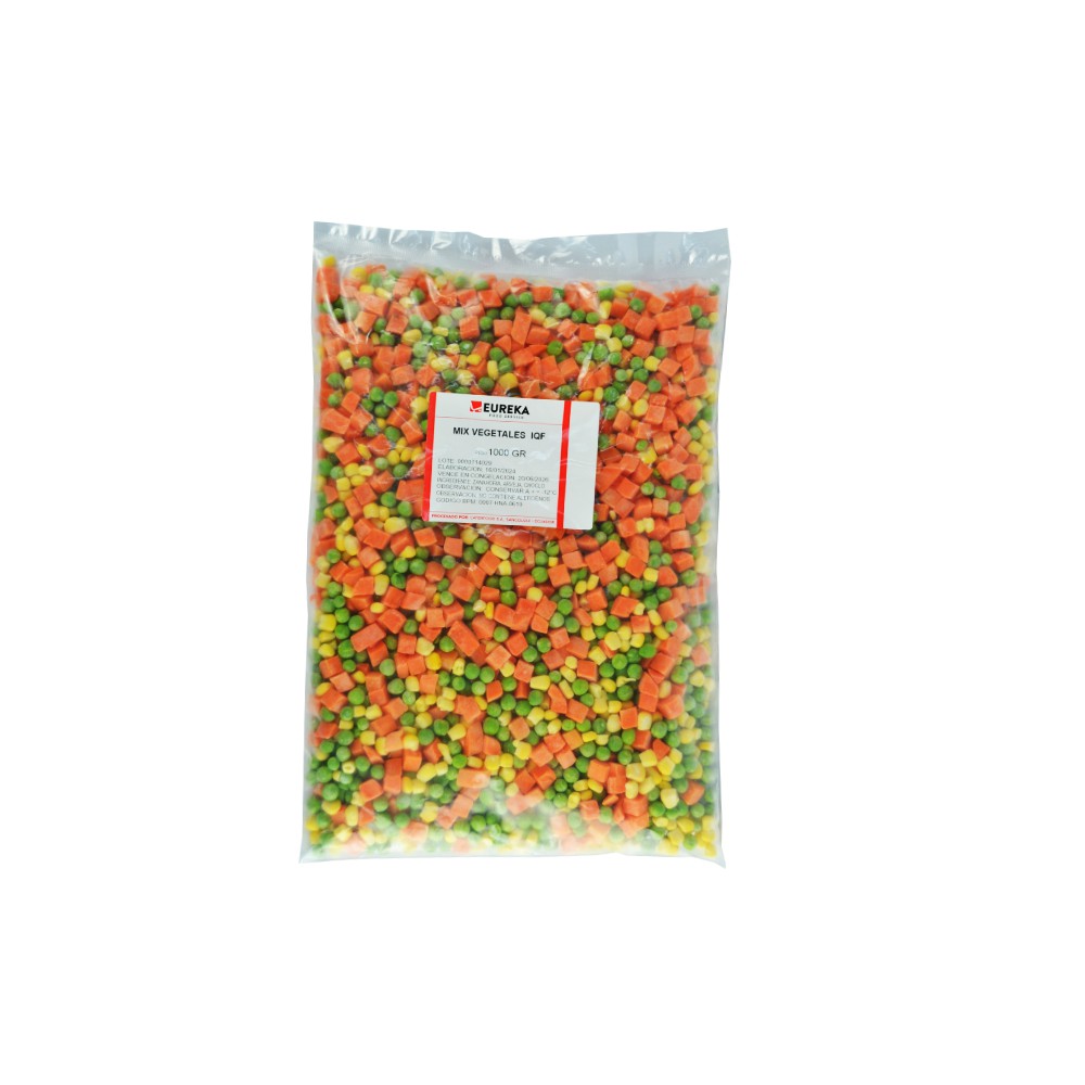 MIX VEGETALES CONGELADOS IQF EUREKA 1 KG