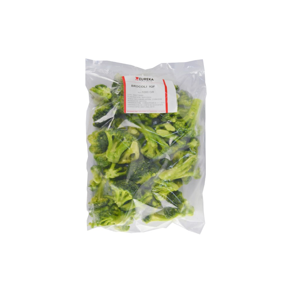 BROCOLI CONGELADOS IQF EUREKA 1 KG