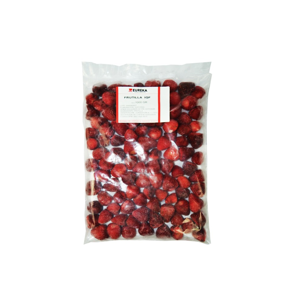 FRUTILLA CONGELADOS IQF EUREKA 1 KG