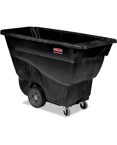 CONT DE BASURA BASCULANTE 850LB - TRABAJO PESADO RUBBERMAID FG9T1400BLA