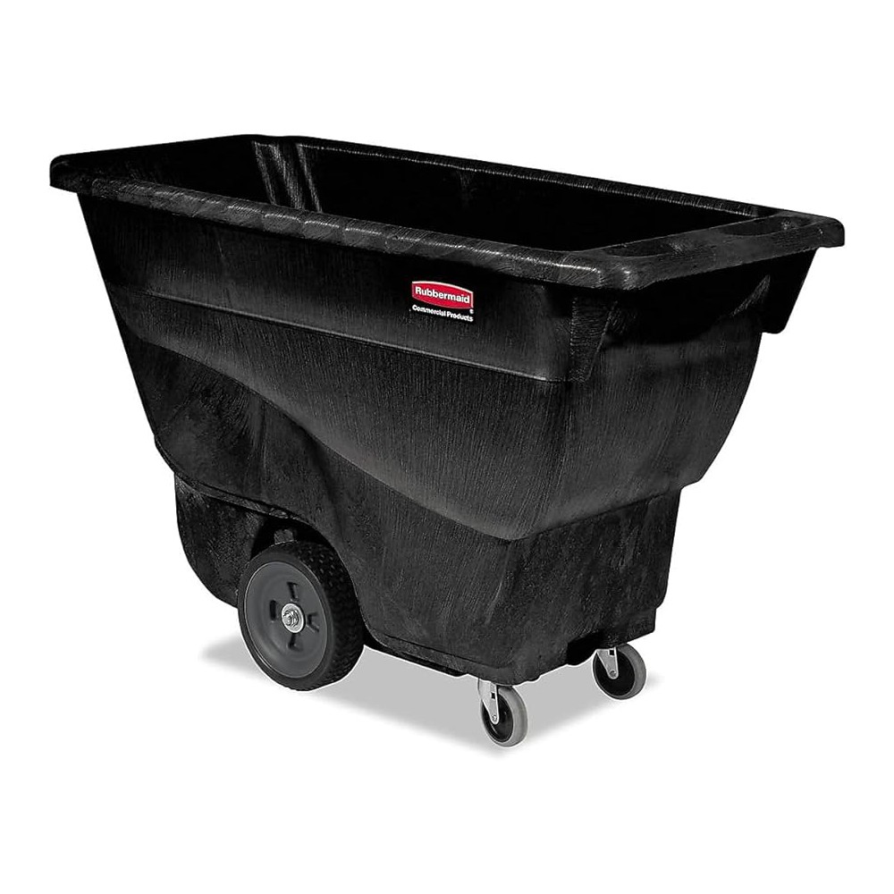 CONT DE BASURA BASCULANTE 850LB - TRABAJO PESADO RUBBERMAID FG9T1400BLA