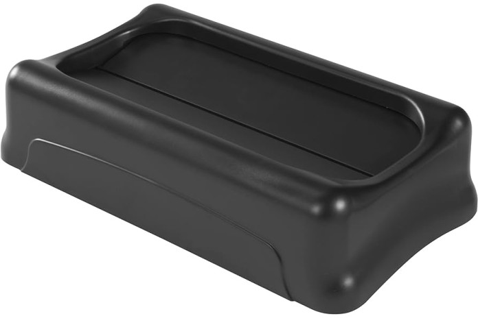 TAPA BASCULANTE SLIM JIM NEGRA RUBBERMAID FG267360BLA