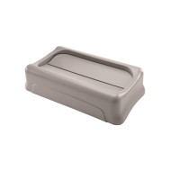 TAPA BASCULANTE SLIM JIM GRIS RUBBERMAID FG267360GRAY