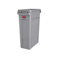 BASURERO SLIM JIM 87L GRIS RUBBERMAID FG354060GRAY