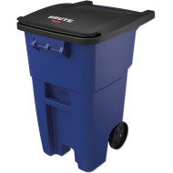 CONTENEDOR PARA BASURA MOVIL BRUTE AZUL 189LT RUBBERMAID FG9W2700BLUE