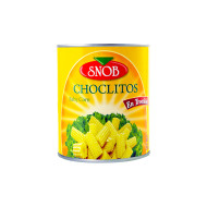 CHOCLITO EN TROCITOS BABY CORN SNOB LATA 810 G