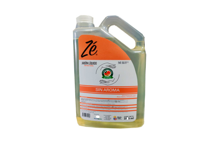 ZE JABON LIQ. MANOS GALON SIN AROMA 1 GAL