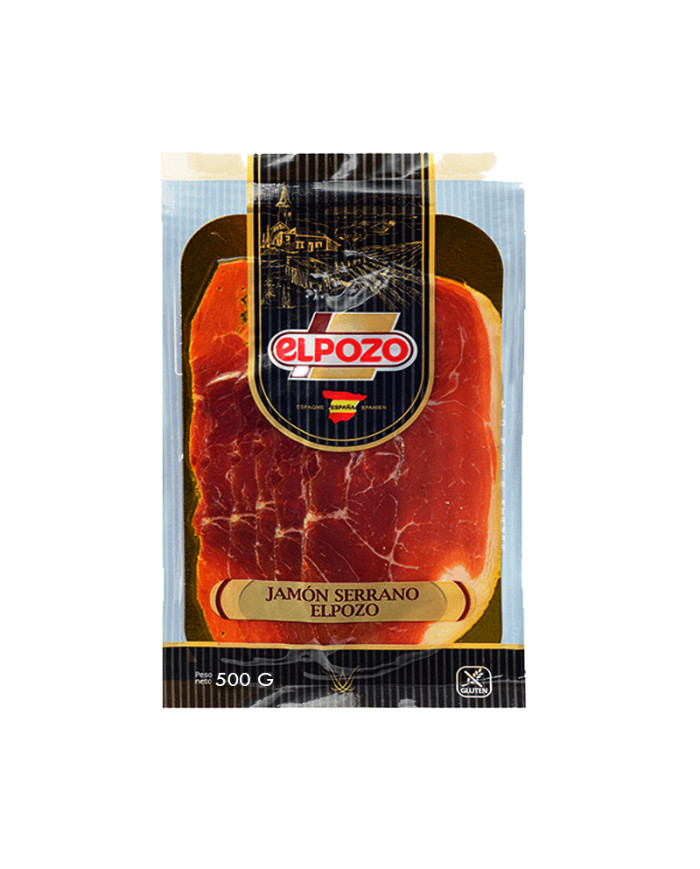 JAMON SERRANO EL POZO 500 G