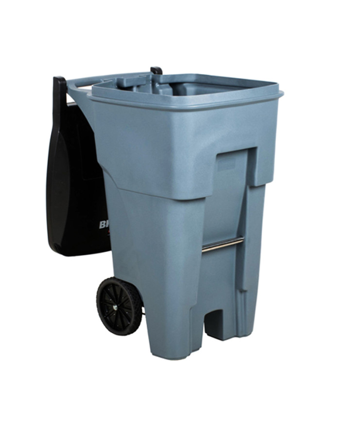 CONTENEDOR PARA BASURA MOVIL BRUTE GRIS 246LT RUBBERMAID FG9W2100GRAY