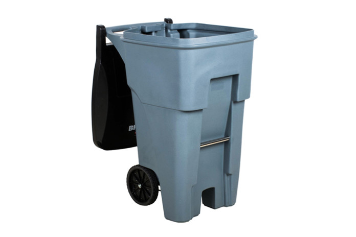 CONTENEDOR PARA BASURA MOVIL BRUTE GRIS 246LT RUBBERMAID FG9W2100GRAY