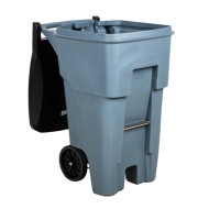 CONTENEDOR PARA BASURA MOVIL BRUTE GRIS 246LT RUBBERMAID FG9W2100GRAY