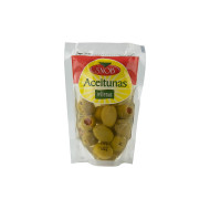 ACEITUNAS VERDES RELLENAS SNOB 220 G