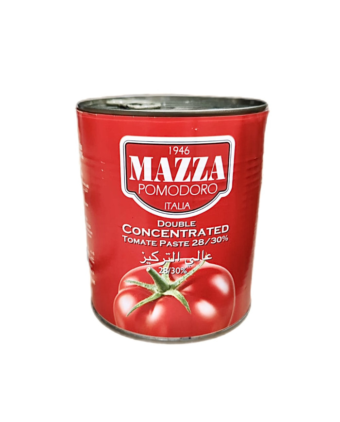 PASTA DE TOMATE DOBLE CONCENTRADA 28/30 LATA MAZZA 800 G