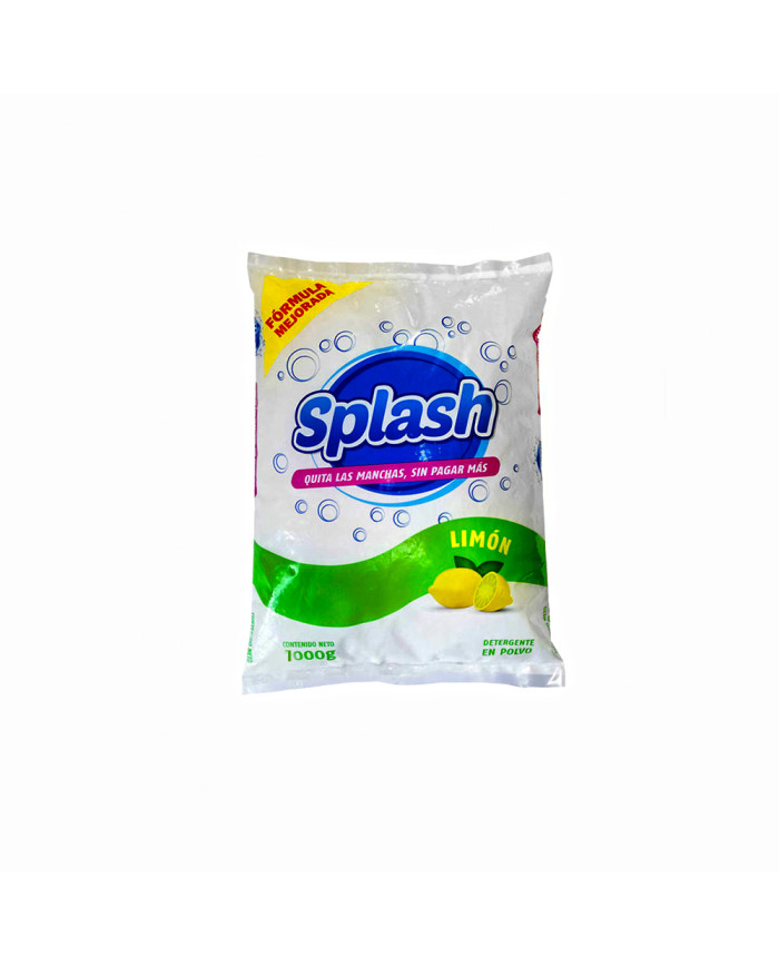 DETERGENTE EN POLVO AROMA LIMON SPLASH 1 KG