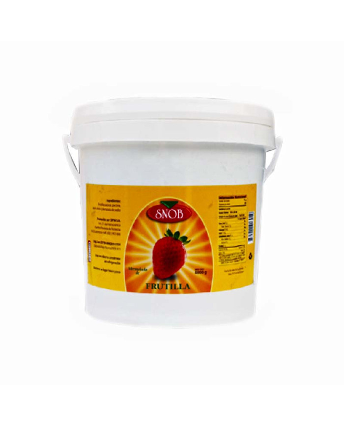 MERMELADA DE FRUTILLA SNOB 4800 G