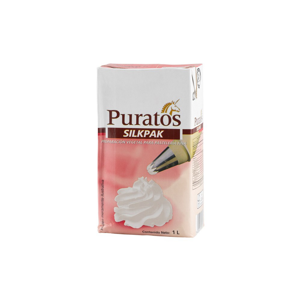 CREMA PARA PASTELERÍA TETRAPACK SILKPAK PURATOS 1 LT