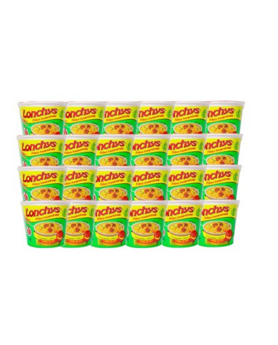 FIDEO CARNE INSTANTANEO LONCHYS CAJA (24 X 67 G)