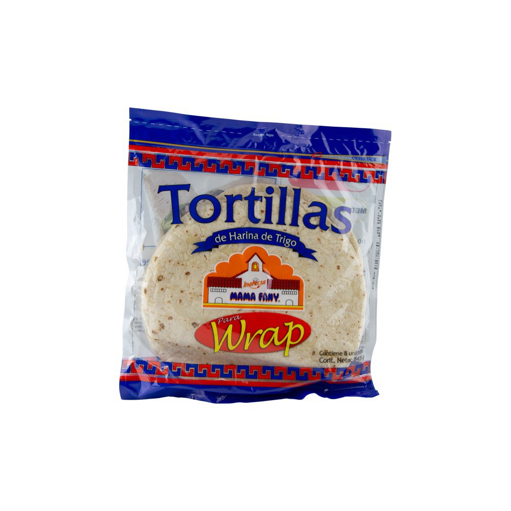 TORTILLAS DE TRIGO MAMA FANNY INALECSA 645 G