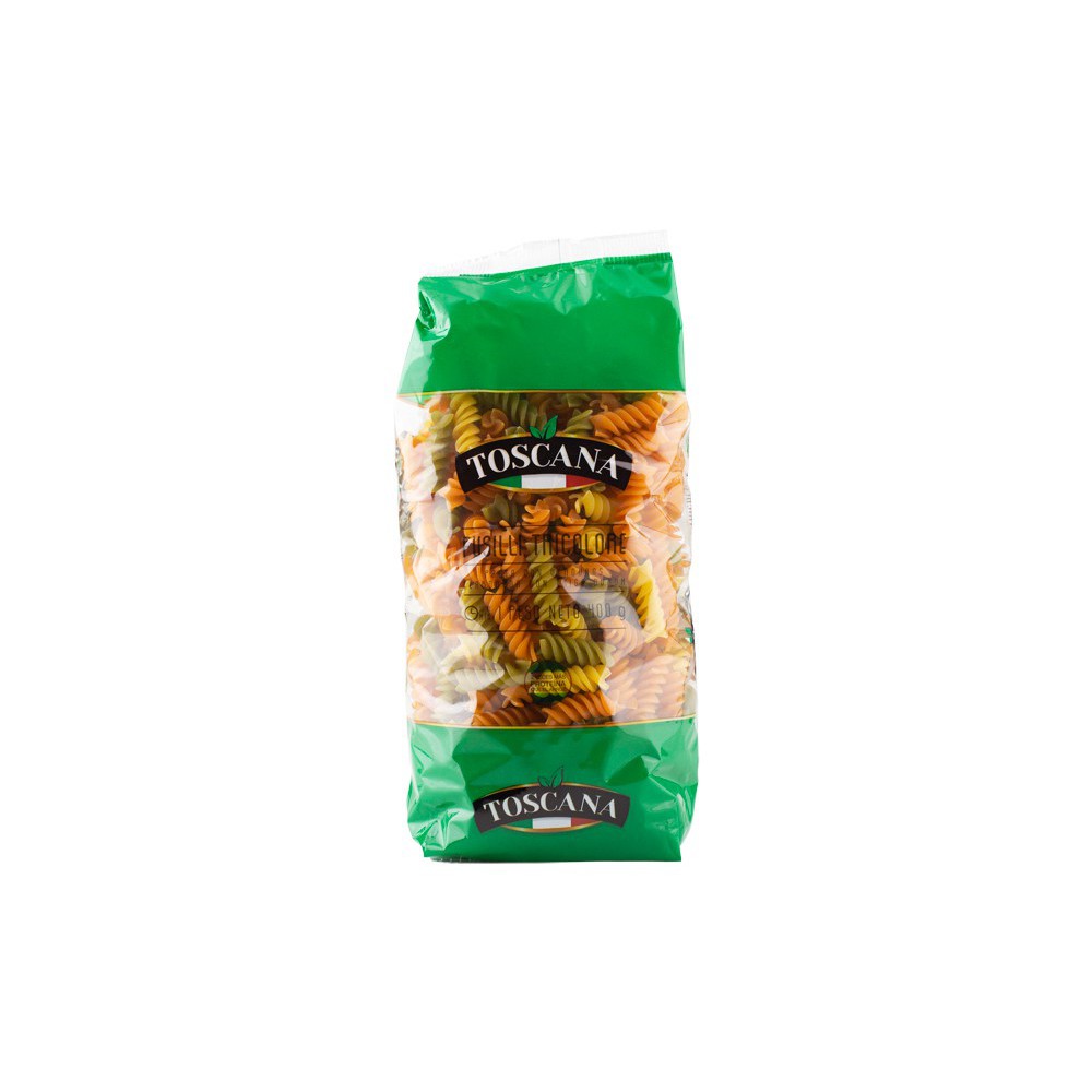 FIDEO FUSILLI TRICOLOR TOSCANA 400 G