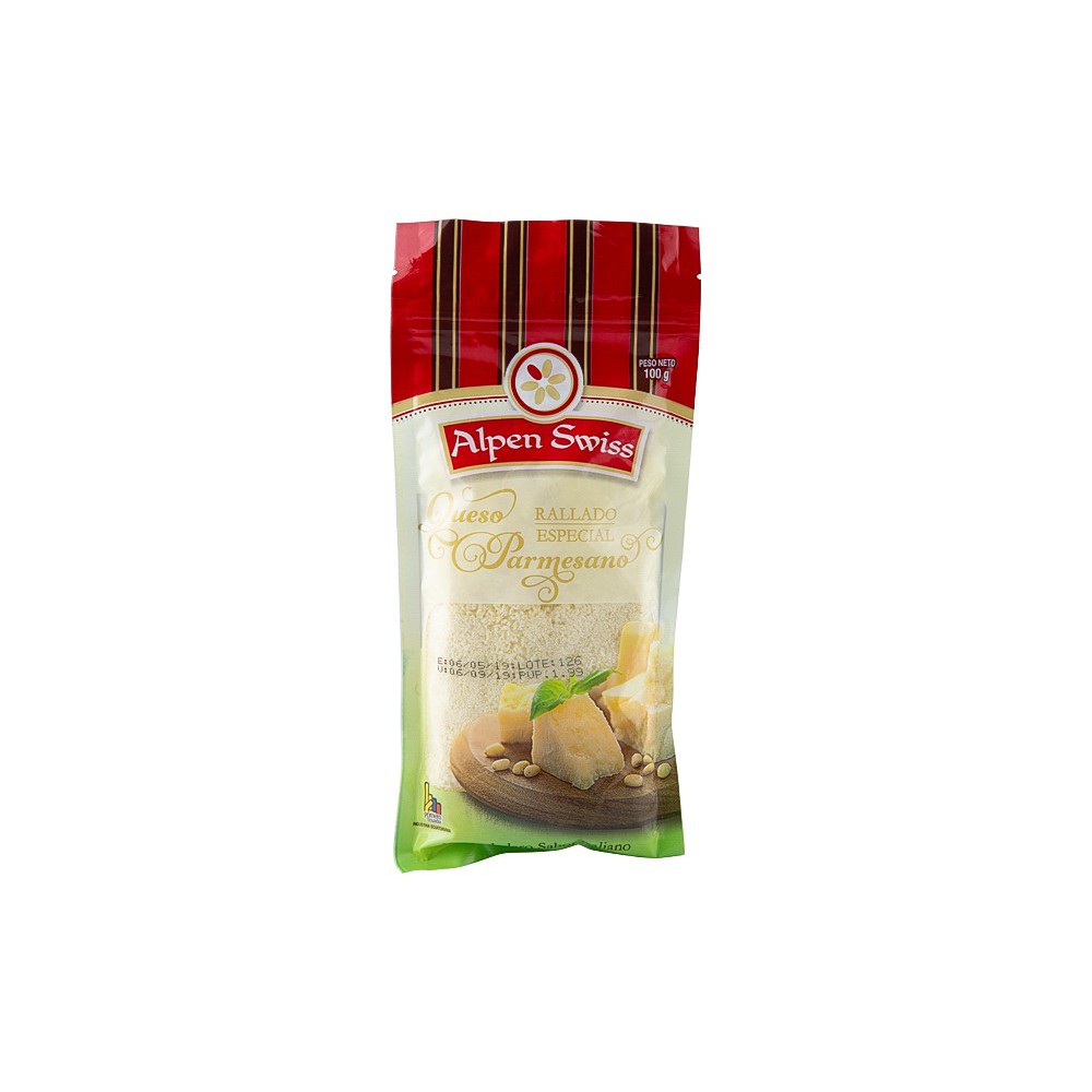 QUESO PARMESANO RALLADO ESPECIAL ALPEN SWISS 100 G