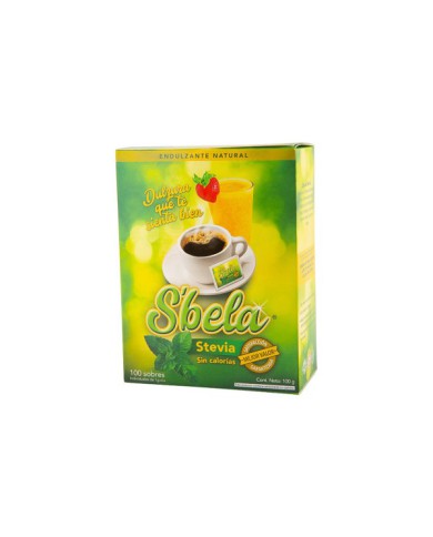 ENDULZANTE EN POLVO NATURAL SBELA 100 G (100 X 1 G)