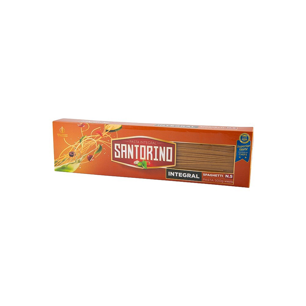 FIDEO SPAGUETTI N5 INTEGRAL SANTORINO 500 G