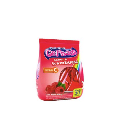 GELATINA GELHADA FRAMBUESA 400 G