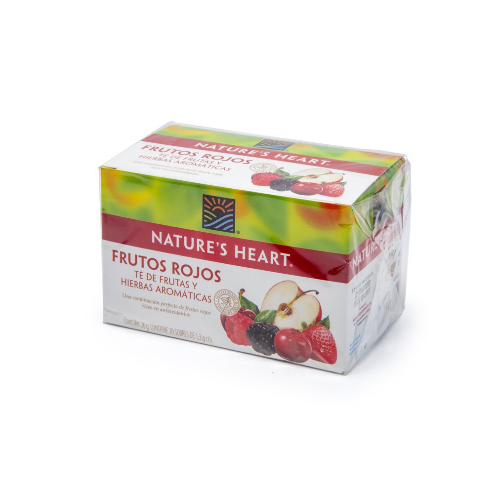 AROMATICA DE FRUTOS ROJOS NATURES HEART 26 G (20 X 1.3 G)