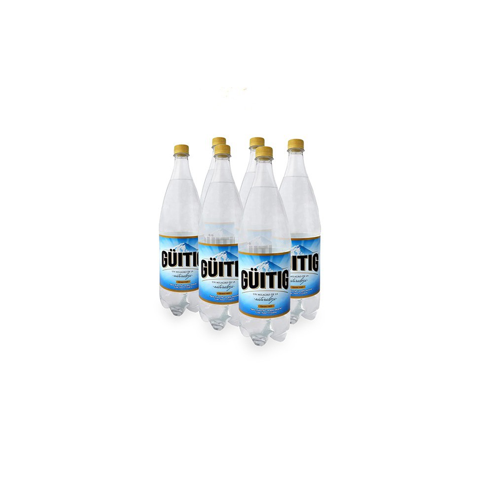 AGUA CON GAS GÜITIG CAJA (6 X 1.5 LT)