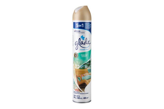 AROMATIZANTE AEROSOL PARAISO AZUL GLADE 400 ML