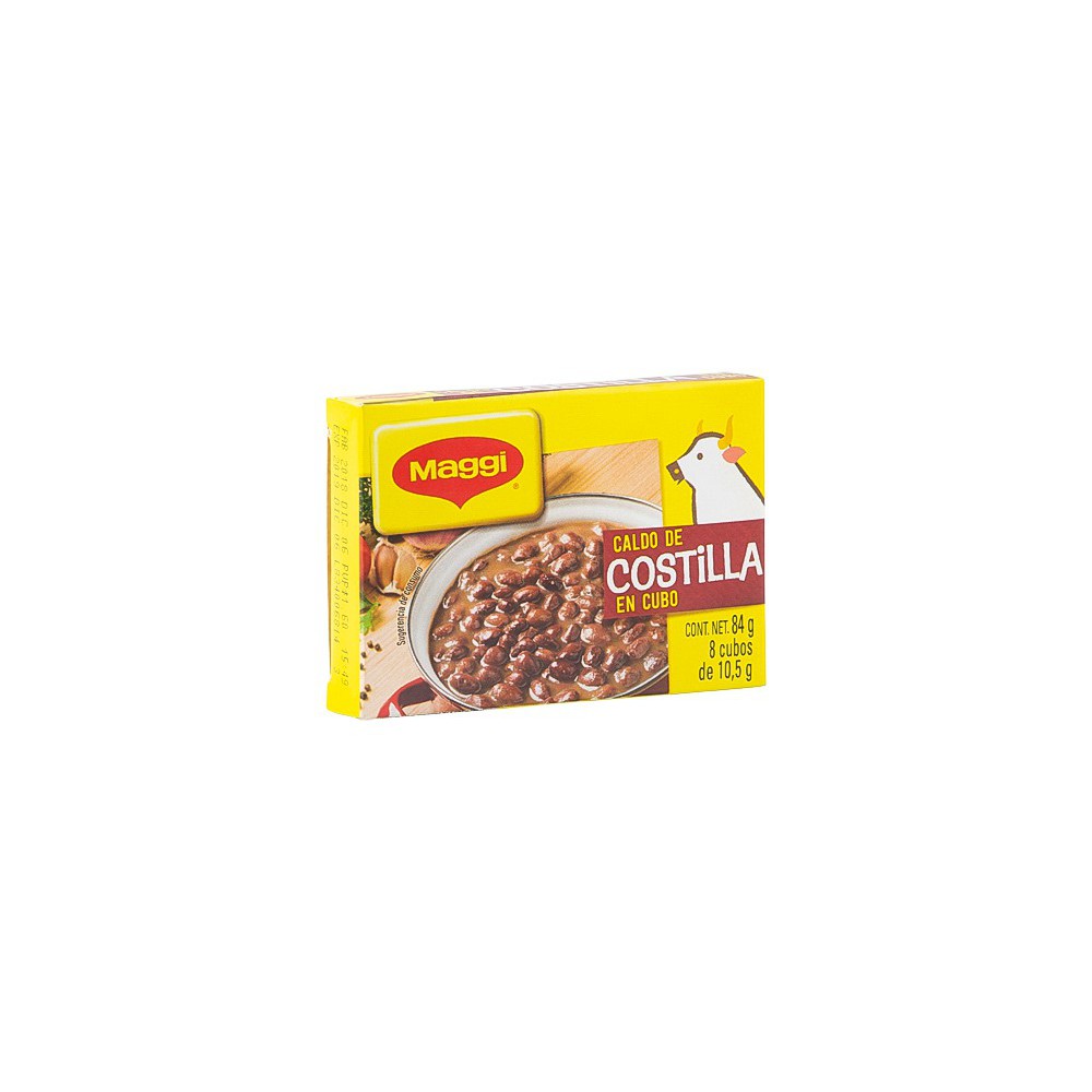 CALDO DE COSTILLA EN CUBO MAGGI 84 G (8 X 10.5 G)