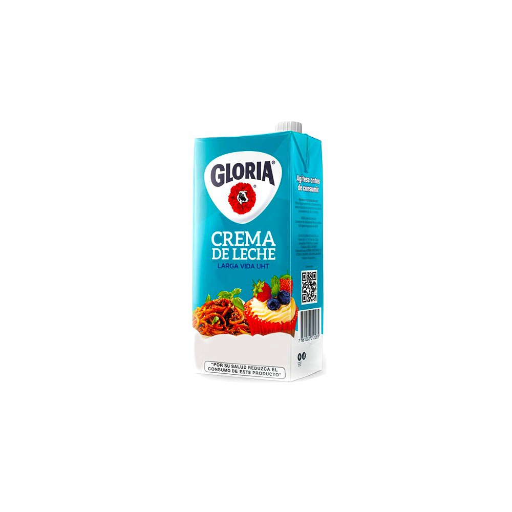 CREMA DE LECHE TETRAPACK GLORIA 1 LT