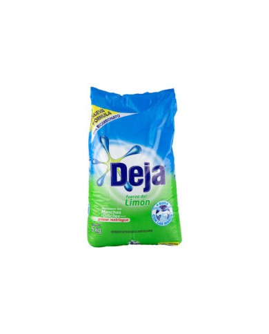 DETERGENTE EN POLVO FUERZA DEL LIMON DEJA 5 KG